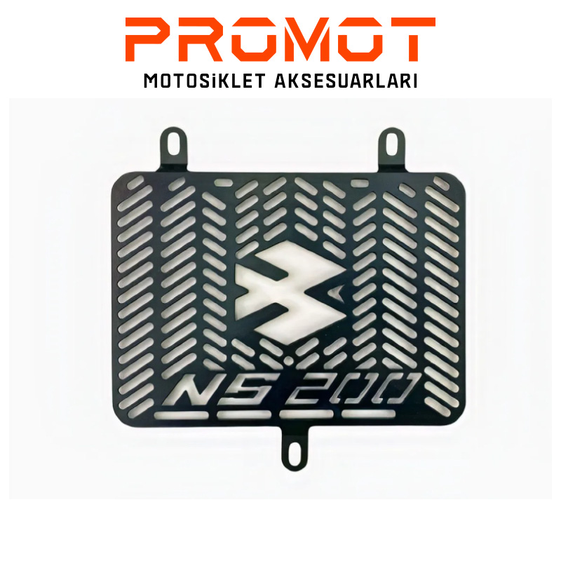 BAJAJ PULSAR NS 200 SİYAH RADYATÖR KORUMA 2014/2024 UYUMLU