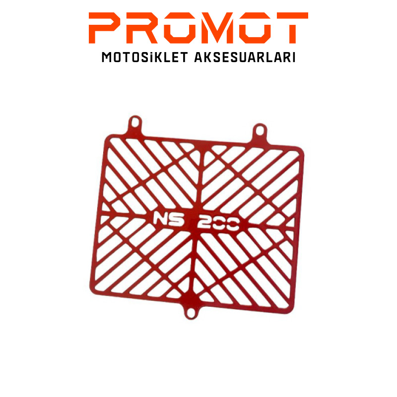 BAJAJ PULSAR NS 200 KIRMIZI RADYATÖR KORUMA 2014/2024 UYUMLU