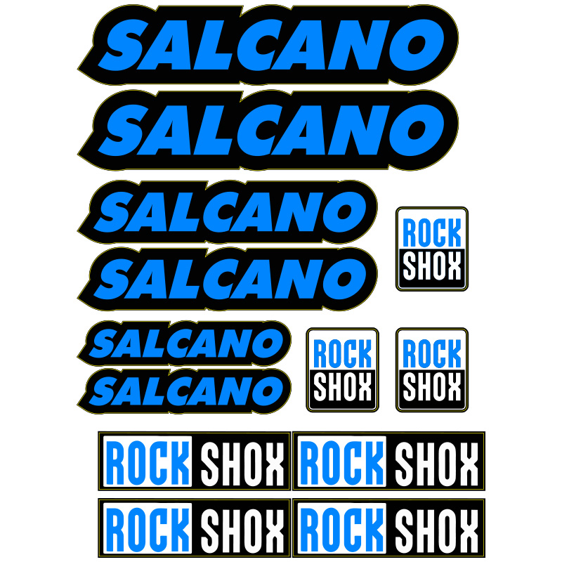 SALCANO BİSİKLET KADRO STİCKER SETİ 04