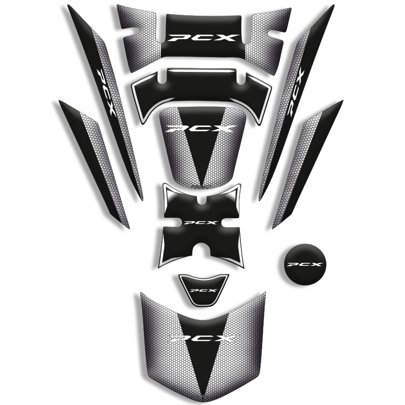 HONDA PCX TANK PAD SET (2018/2020) UYUMLU 05