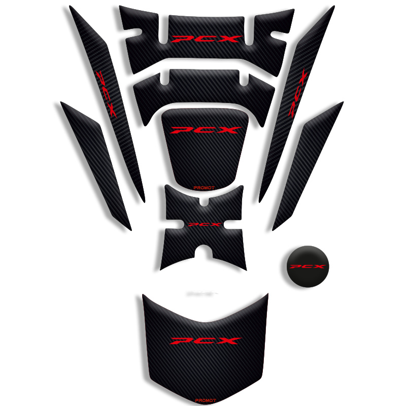 HONDA PCX TANK PAD SET (2018/2020) UYUMLU 09