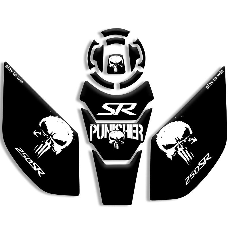 250 SR PUNISHER TASARIMLI TANK PAD 01