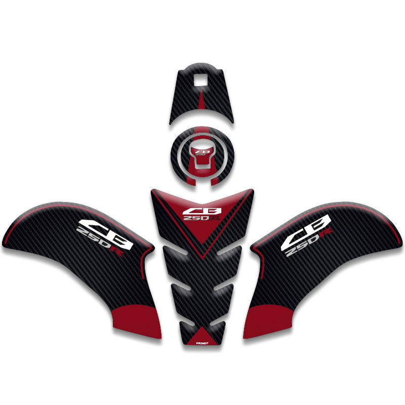 HONDA CB250R TANK PAD SET (2018/2024) UYUMLU 02