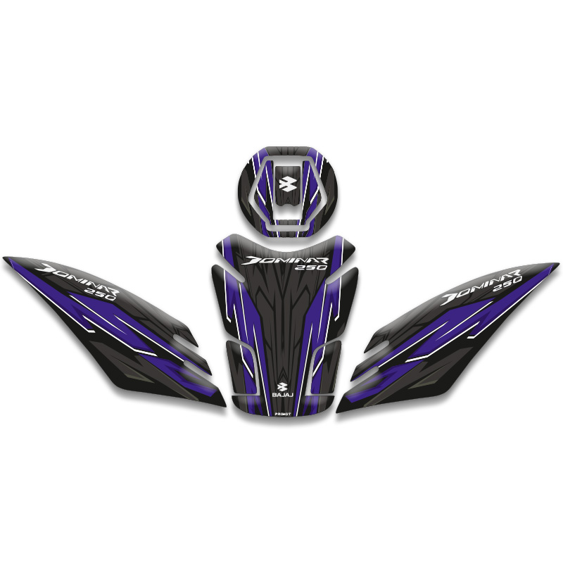 BAJAJ DOMiNAR 250 TANK PAD SET (2020/2024) UYUMLU 05