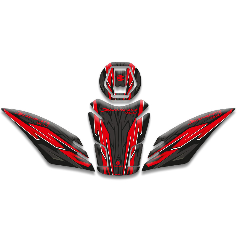 BAJAJ DOMiNAR 400 TANK PAD SET (2020/2024) UYUMLU 02