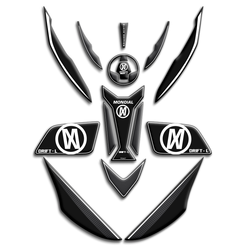 MONDIAL DRİFT L 125 TANK PAD FULL SET 02