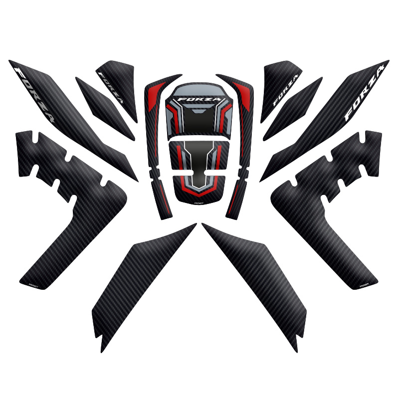 HONDA FORZA TANK PAD SET (2018/2020) UYUMLU 01 