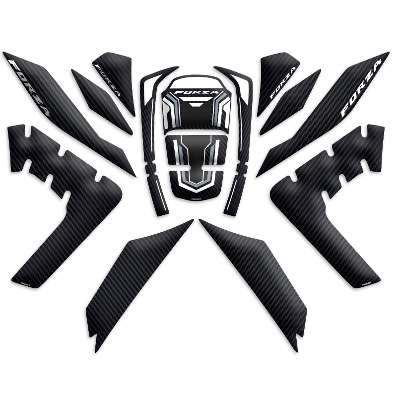 HONDA FORZA TANK PAD SET (2018/2020) UYUMLU 03