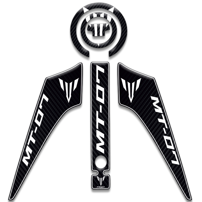 YAMAHA MT07 TANK PAD SET (2014/2017) UYUMLU 01