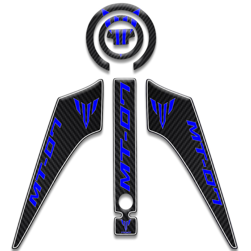 YAMAHA MT07 TANK PAD SET (2014/2017) UYUMLU 03