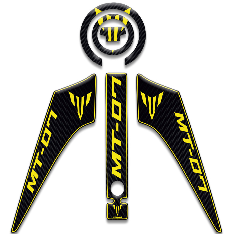 YAMAHA MT07 TANK PAD SET (2014/2017) UYUMLU 04