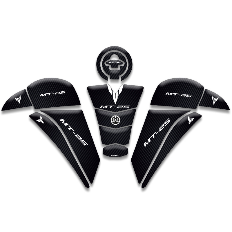 YAMAHA MT25 TANK PAD SET (2020/2024) UYUMLU 01