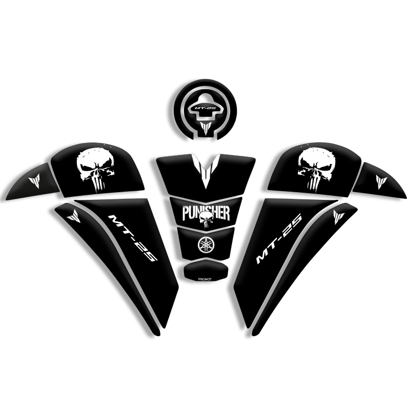 MT-25 PUNISHER TASARIMLI TANK PAD (2020/2024) 01