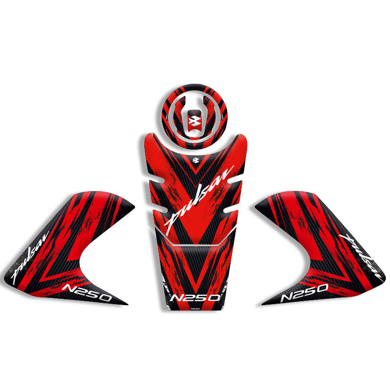 BAJAJ PULSAR N250 TANK PAD SET (2022/2024) UYUMLU 01