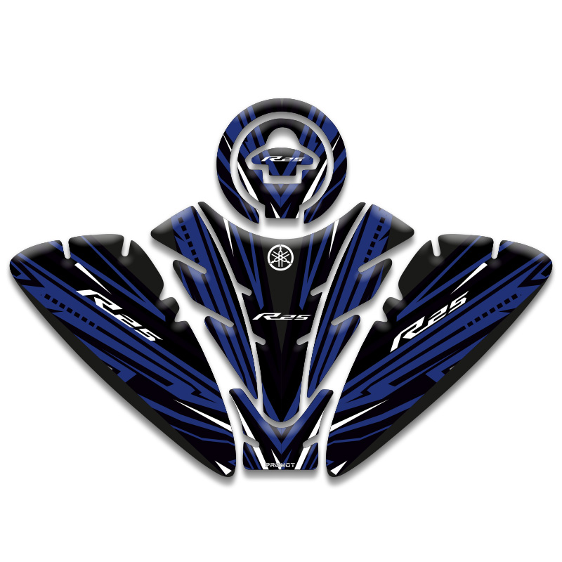 YAMAHA R25 TANK PAD SET (2019/2024) UYUMLU 11