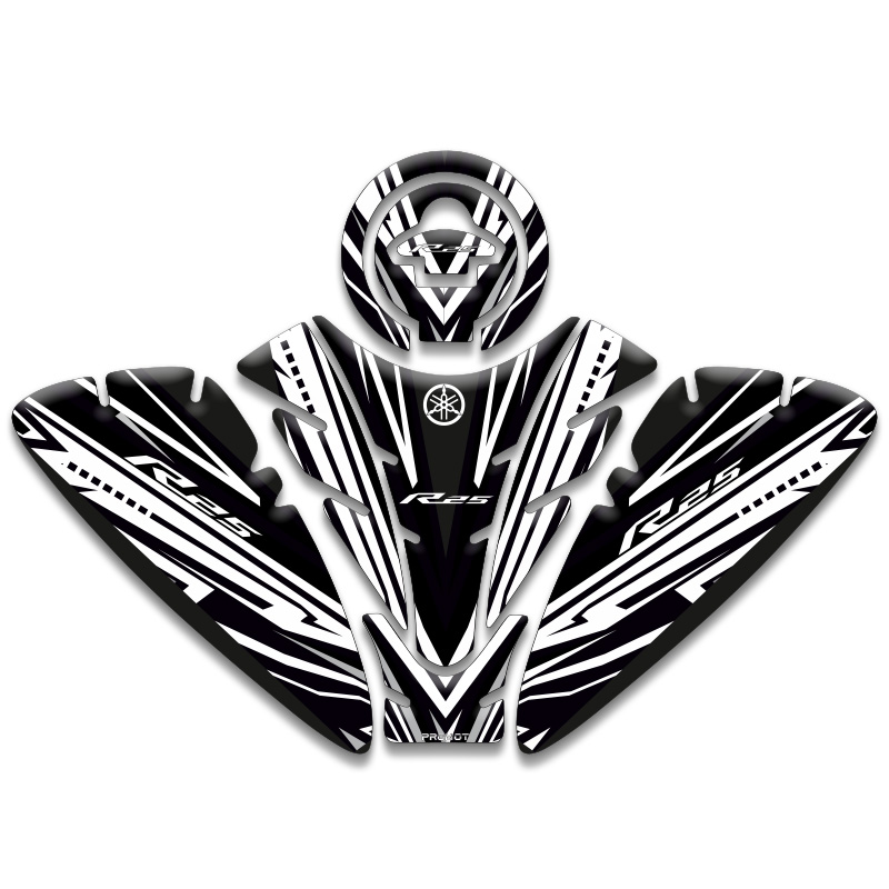 YAMAHA R25 TANK PAD SET (2019/2024) UYUMLU 13