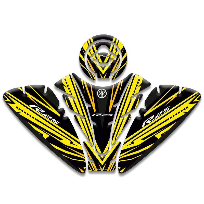 YAMAHA R25 TANK PAD SET (2019/2024) UYUMLU 14