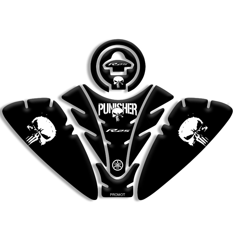 R25 PUNISHER TASARIMLI TANK PAD (2019/2024) 01