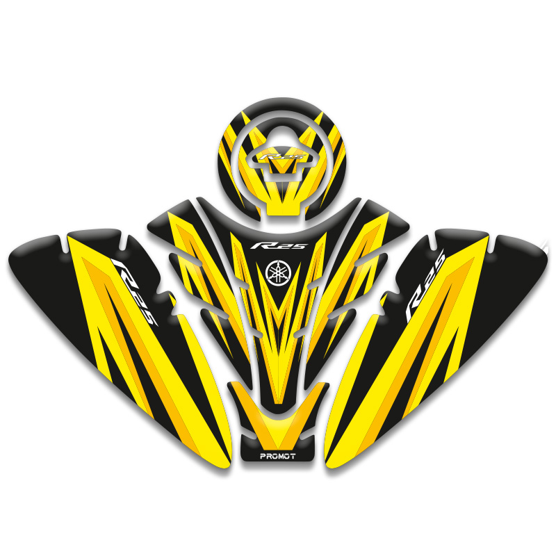 YAMAHA R25 TANK PAD SET (2019/2024) UYUMLU 09