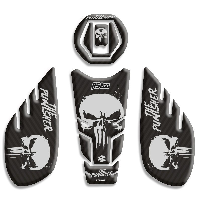 BAJAJ PULSAR RS200 TANK PAD SET 05