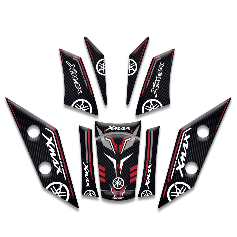 YAMAHA XMAX TANK PAD SET (2018/2022) UYUMLU 01