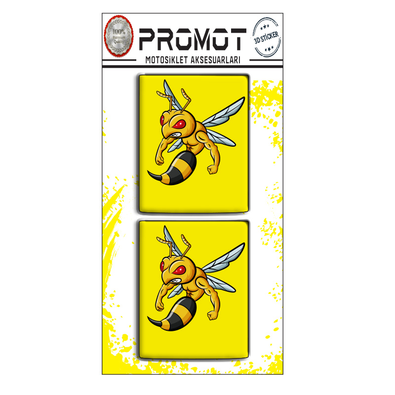 VESPA 3D DAMLA LOGO 2 Lİ  STİCKER 1