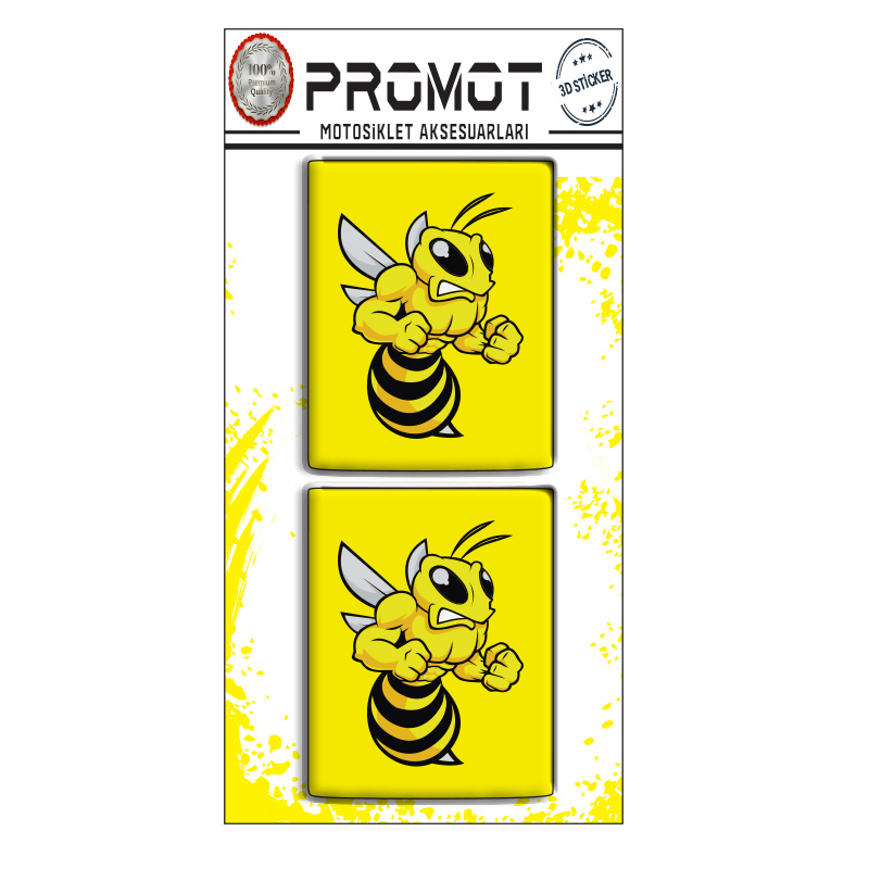 VESPA 3D DAMLA LOGO 2 Lİ  STİCKER 10