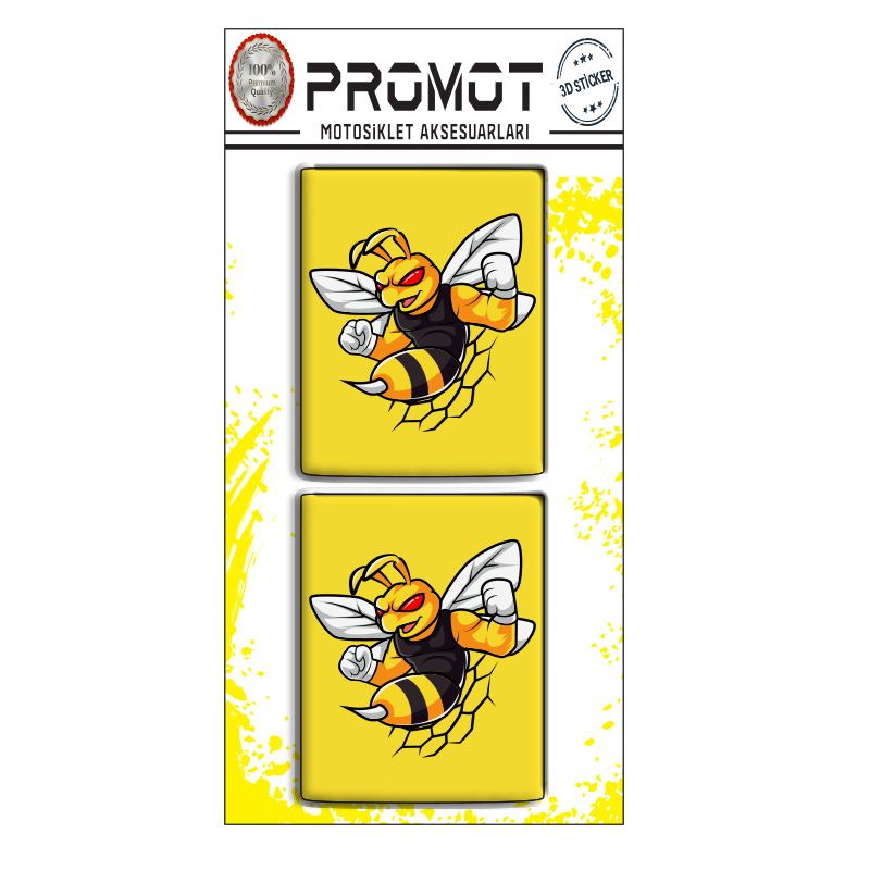 VESPA 3D DAMLA LOGO 2 Lİ  STİCKER 11