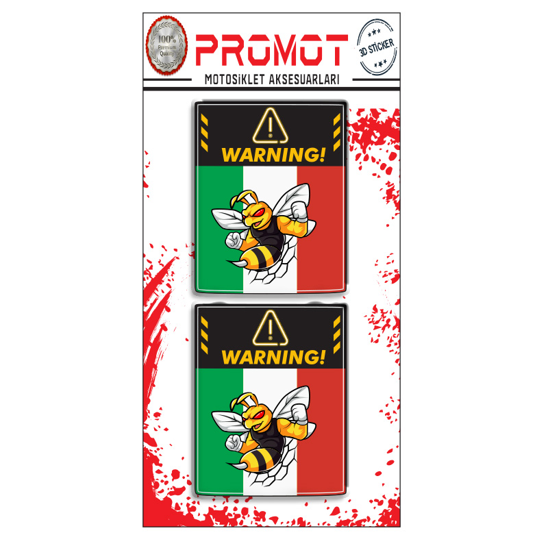 VESPA 3D DAMLA LOGO 2 Lİ  STİCKER 15