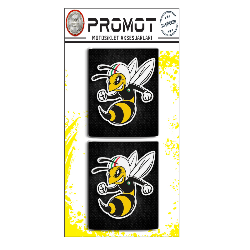 VESPA 3D DAMLA LOGO 2 Lİ  STİCKER 9