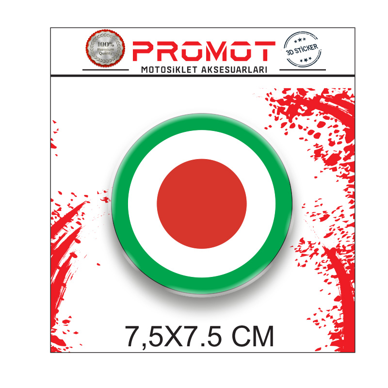 VESPA 3D LOGO STİCKER 7CM 1