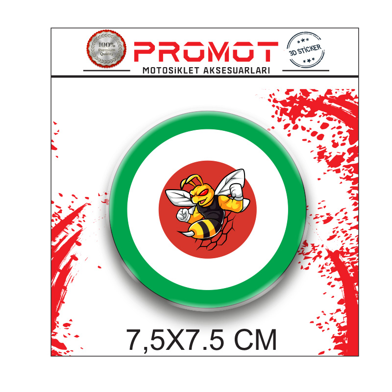 VESPA 3D LOGO STİCKER 7CM 2