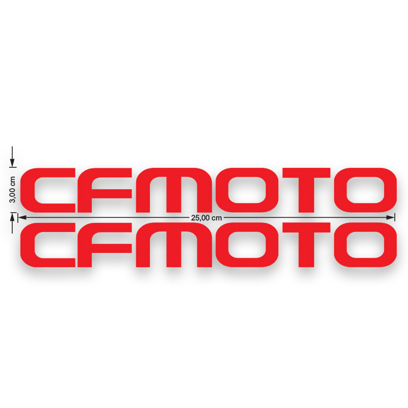 CFMOTO MAŞA STİCKER 03