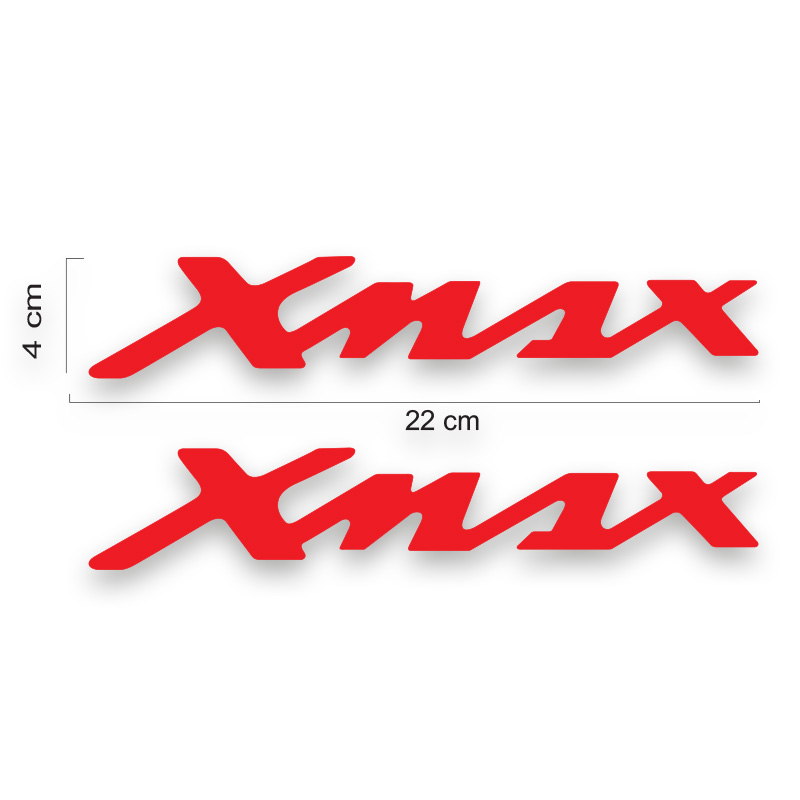 X MAX KIRMIZI STİCKER 02